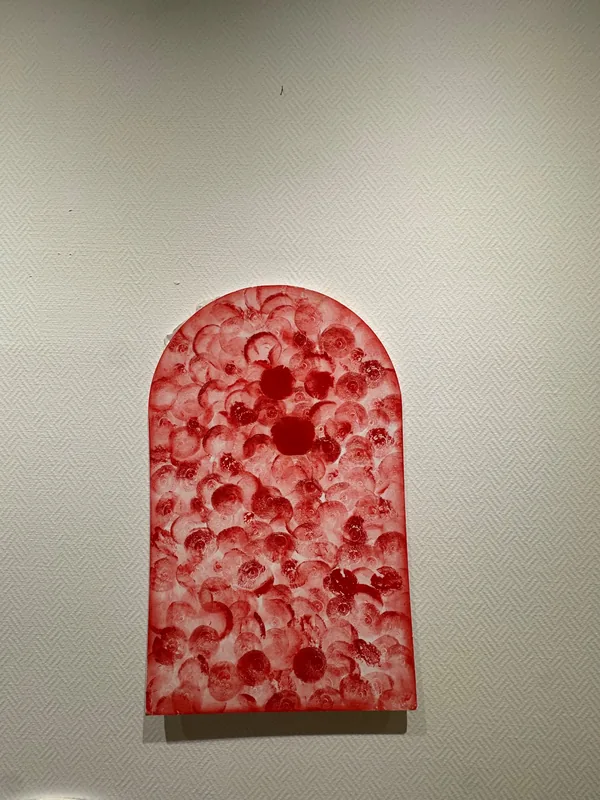 Cell Universe Poise, 2025, Acrylic on Canvas, Original Body Rubbing Art
